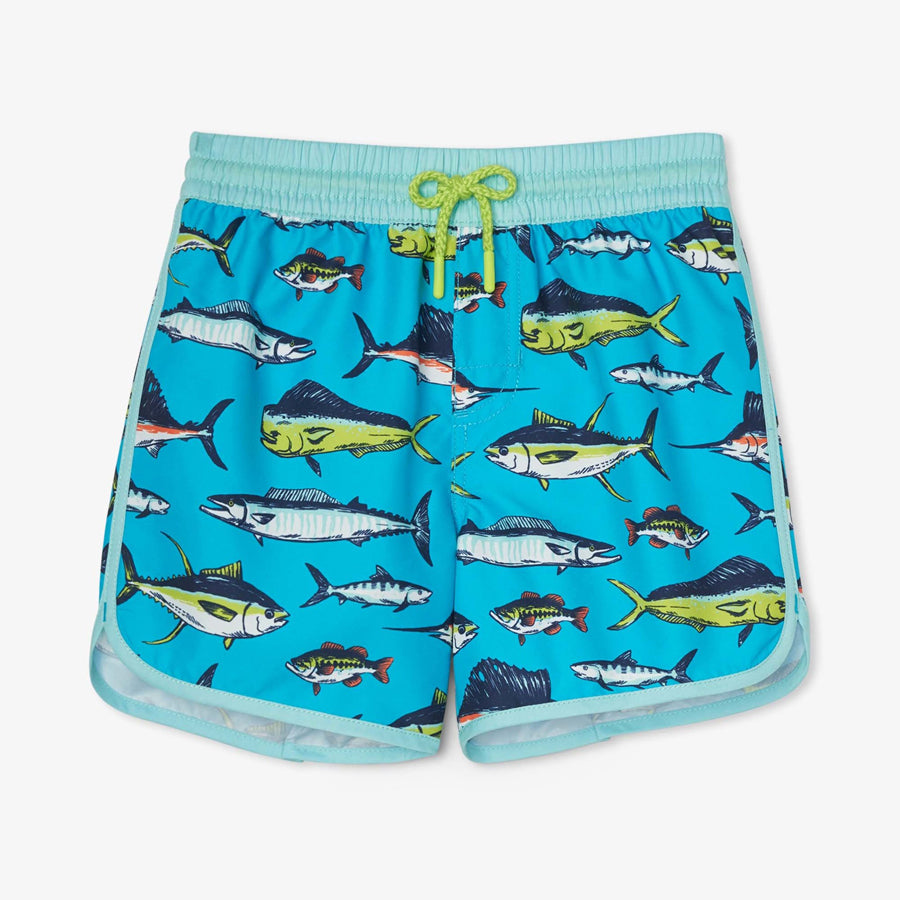 Cool Fish Swim Shorts-Hatley-Joanna's Cuties