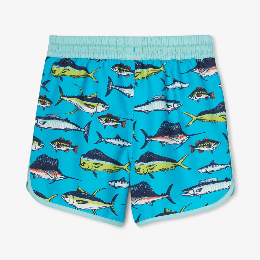 Cool Fish Swim Shorts-Hatley-Joanna's Cuties