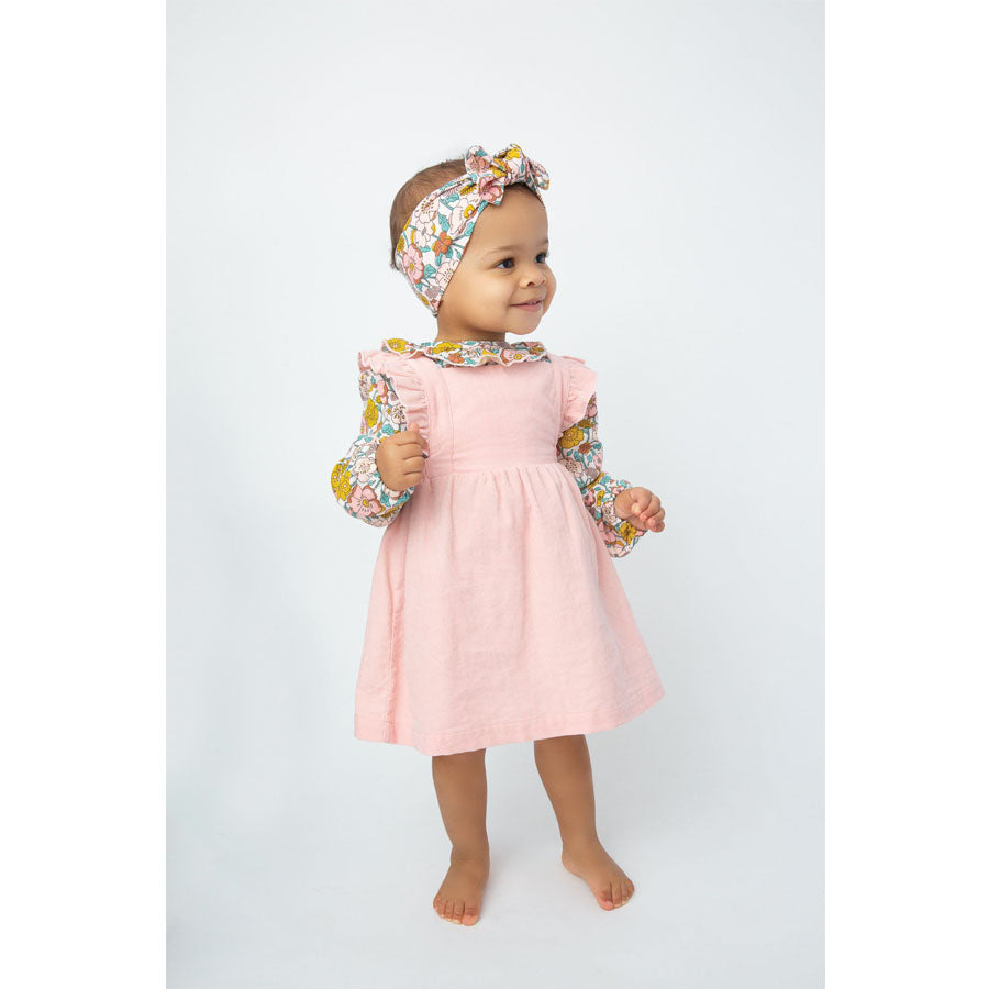 pink cord pinafore dress Agnes Orinda Women's Plus Size Corduroy Pinafore Short Dress Overall Dresses Suspender Skirt with Pocket 2X Hot Pink, Size: 2XL, Brown