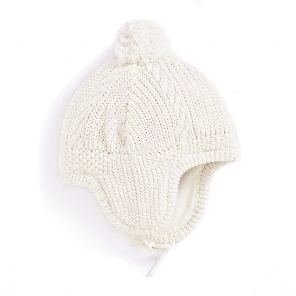 Cozy Cable Knit Hat - JoJo Maman Bebe - joannas-cuties
