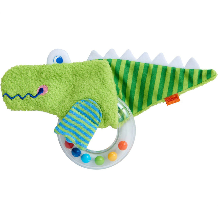 Crocodile Rattle Clutching Toy-Haba-Joanna's Cuties