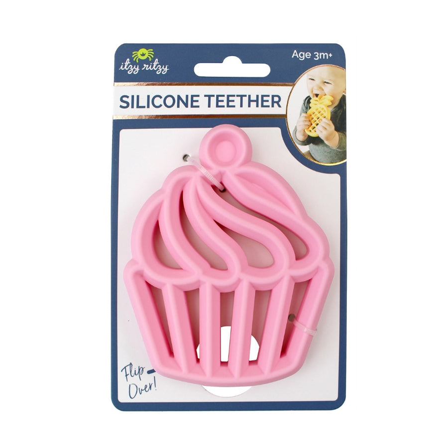 Chew Crew™ Cupcake Silicone Baby Teether-Itzy Ritzy-Joanna's Cuties
