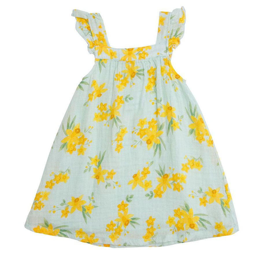 Daffodils Sundress With Diaper Cover-Angel Dear-Joanna's Cuties