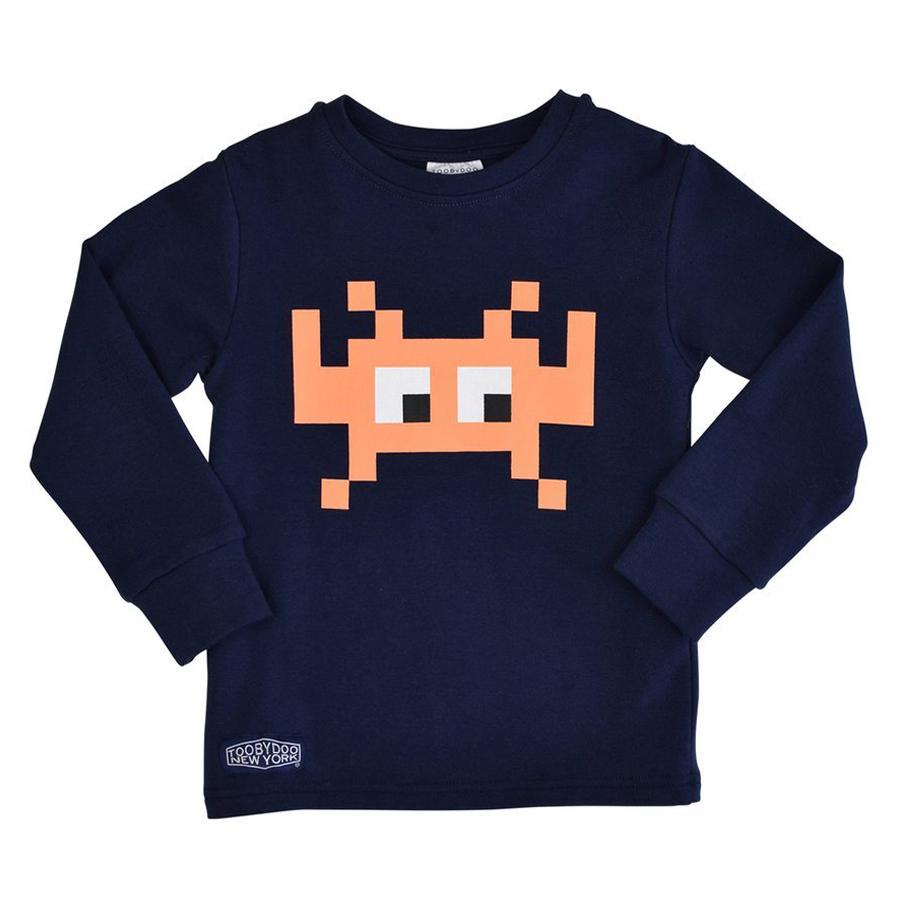 Digi Monster Orange | Long Sleeve T-Shirt - Toobydoo - joannas-cuties