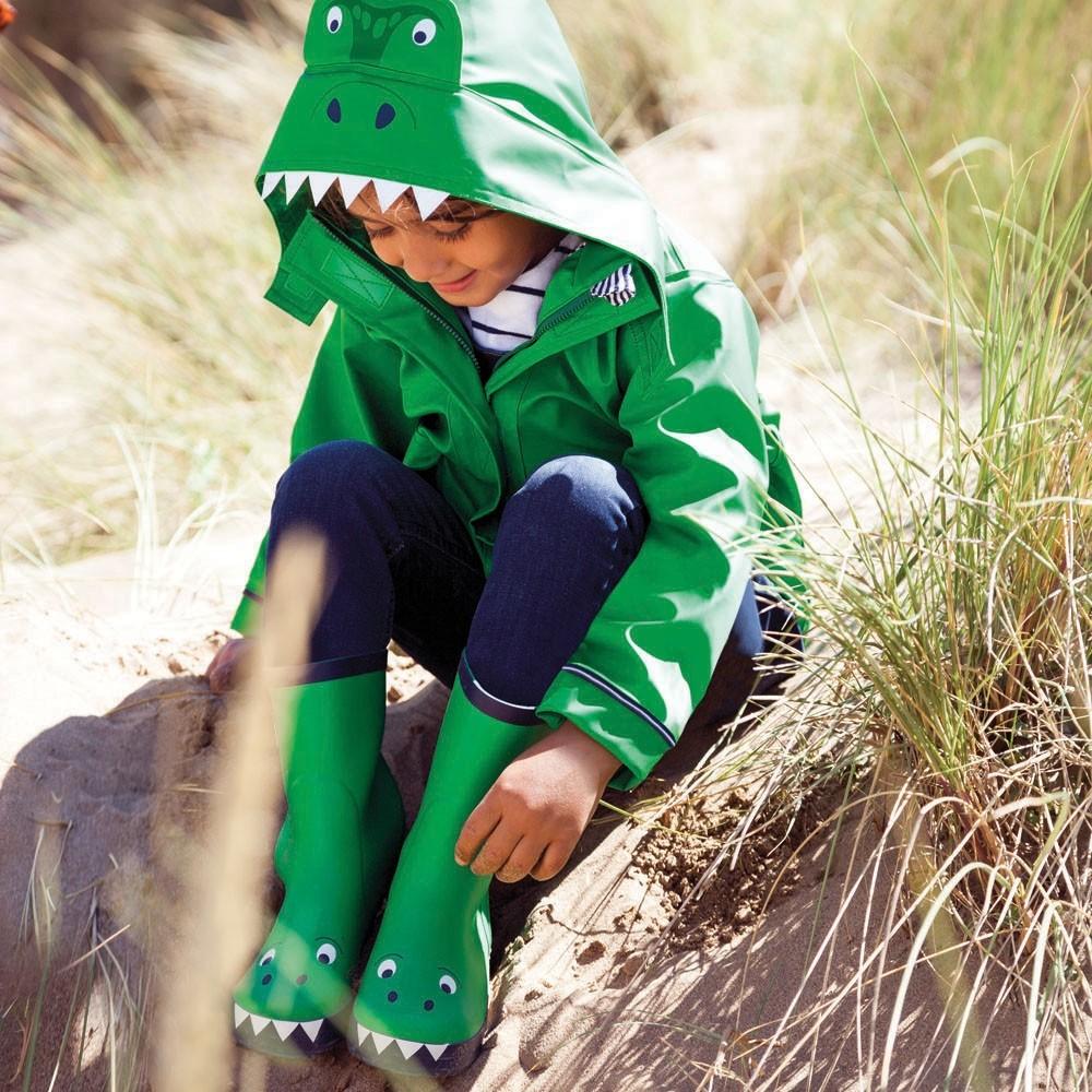 Dinosaur Children's Rain Boots - JoJo Maman Bebe - joannas-cuties
