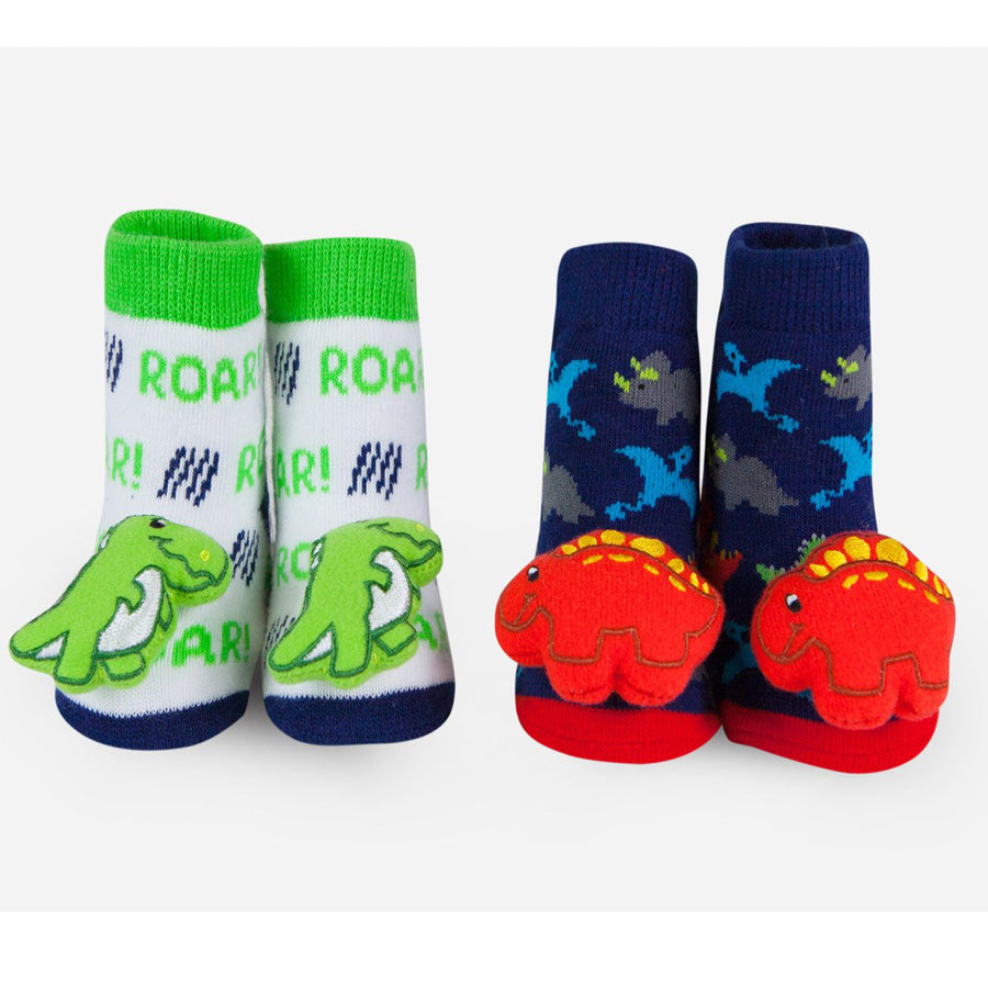 Dinosaur Rattle Socks-Waddle-Joanna's Cuties