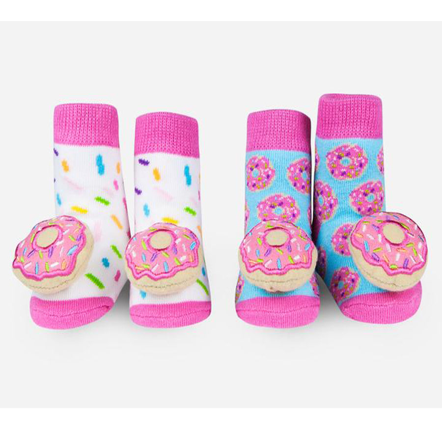 Donut Rattle Socks-Waddle-Joanna's Cuties