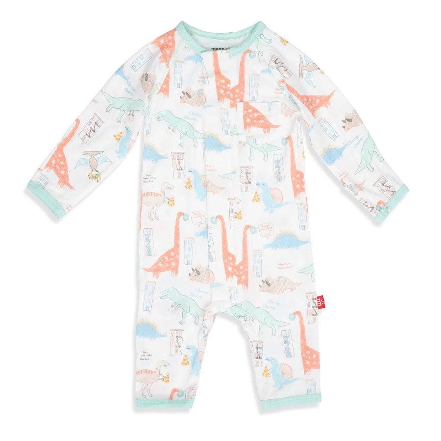 Door Dashing Dinos Modal Magnetic Fuss Free Coverall-OVERALLS & ROMPERS-Magnetic Me-Joannas Cuties