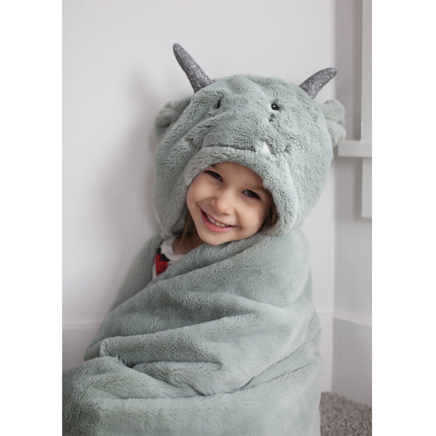 'Dax' Dragon Plush Hooded Blanket-Mon Ami-Joanna's Cuties