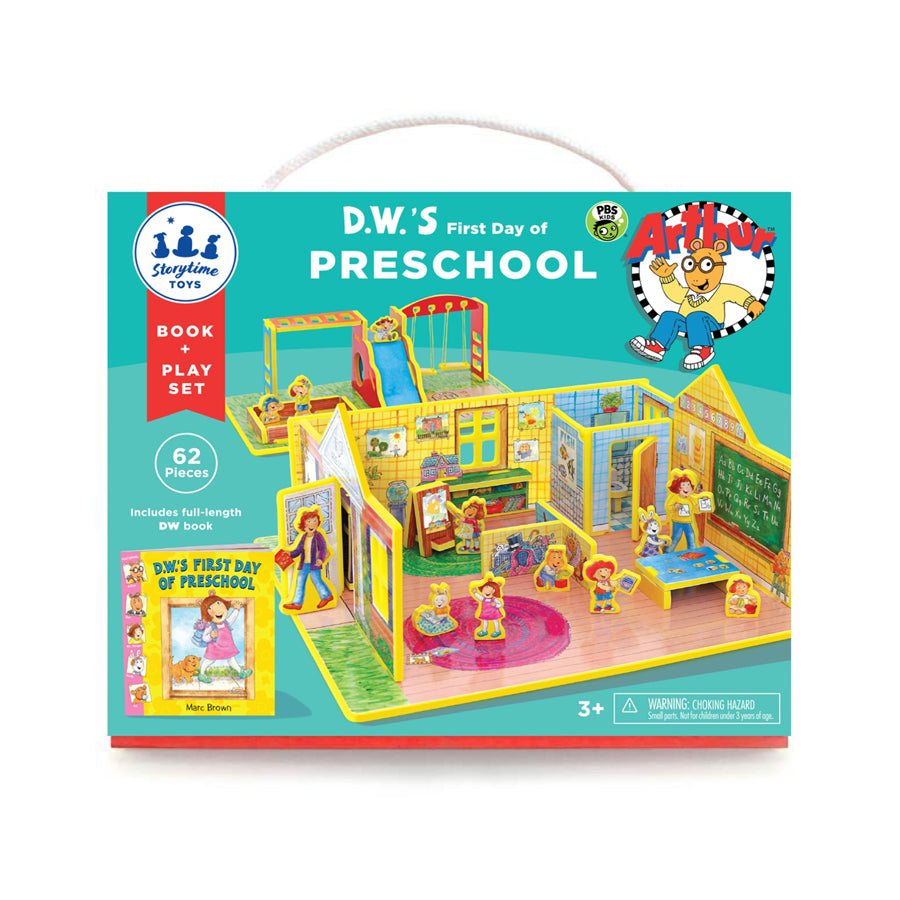 DW's First Day of Preschool Book and Play Set-Storytime Toys-Joanna's Cuties
