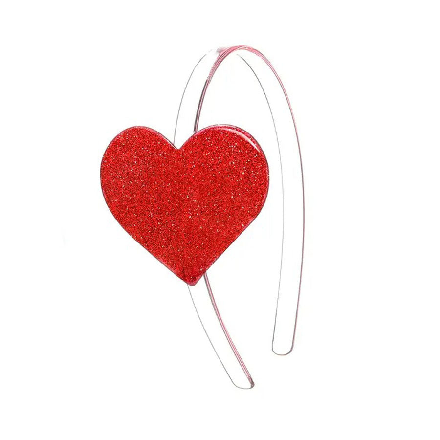 VAL-Cece Heart Glitter Red Headband-HEADBANDS-Lilies & Roses-Joannas Cuties