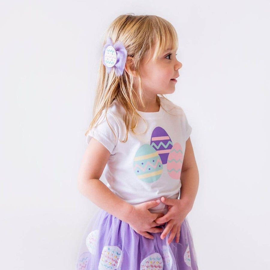 Easter Egg Short Sleeve Kids Shirt-TOPS-Sweet Wink-Joannas Cuties