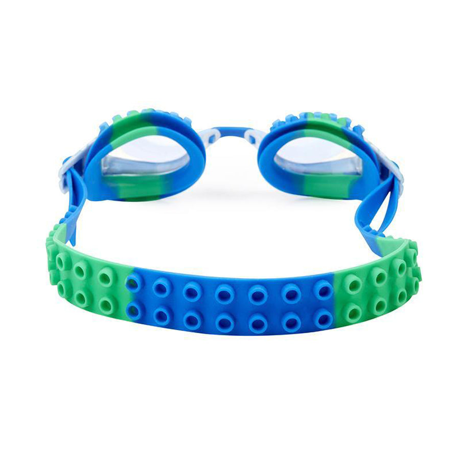 Eel Green Scungilli Swim Goggles-Bling2O-Joanna's Cuties