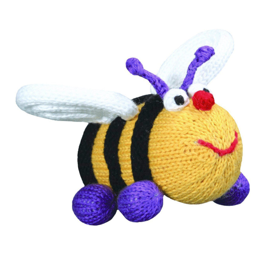 Elizabeth the Bee rattle - 5" - Zubels - joannas-cuties