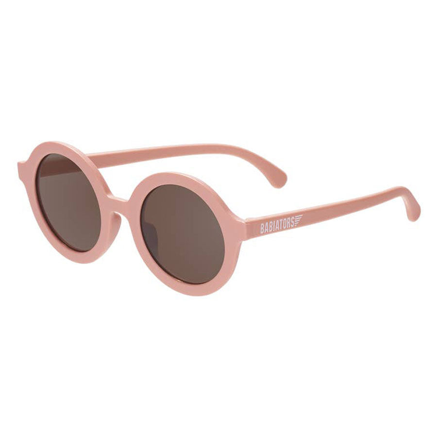 Euro Round Peachy Keen Sunglasses with Amber lens-SUNGLASSES-Babiators-Joannas Cuties