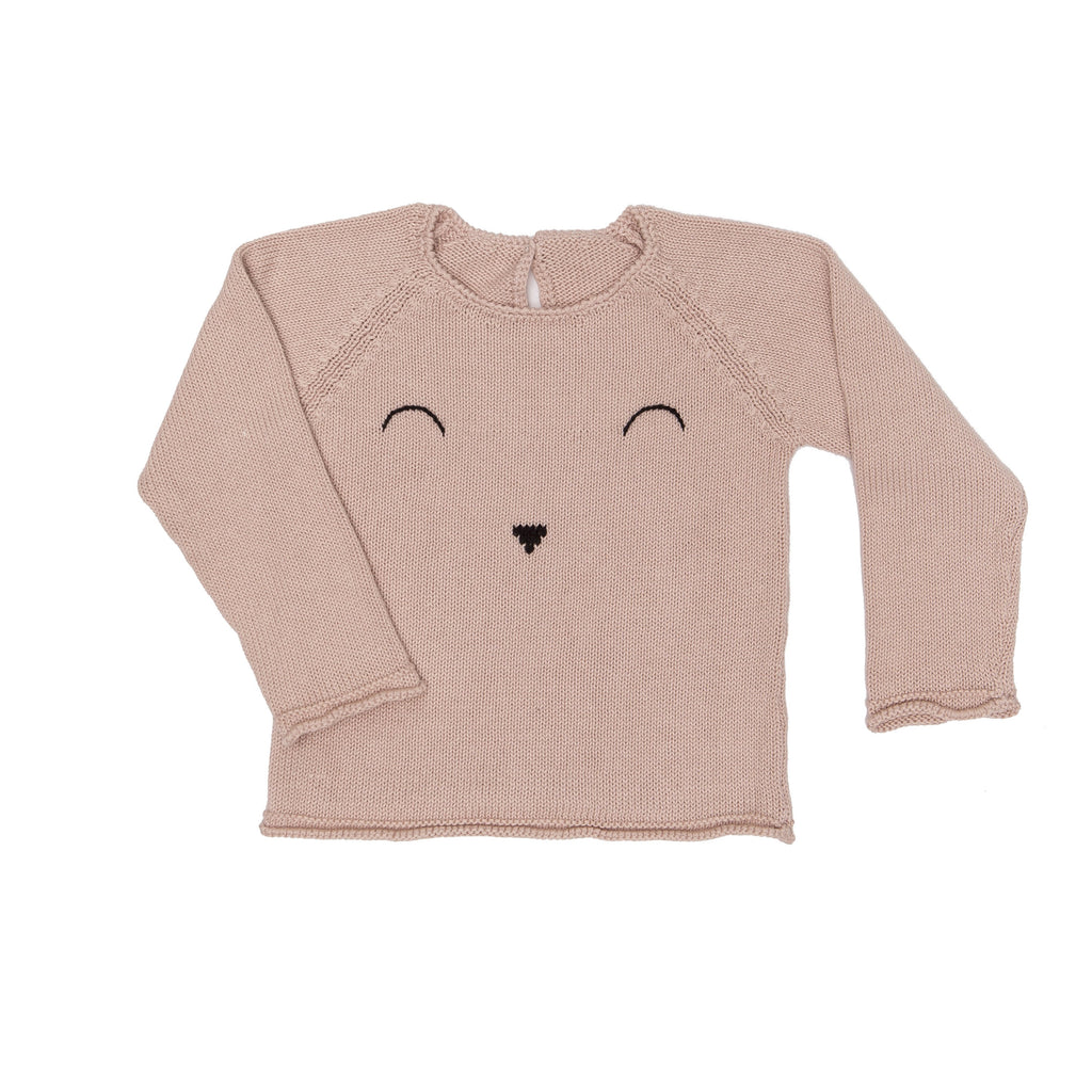 Face Sweater - Dustyrose - Tun Tun - joannas-cuties