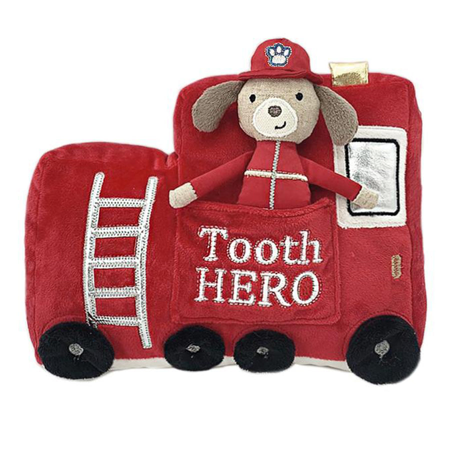 Fire Truck Tooth Hero Doll And Pillow Set-Mon Ami-Joanna's Cuties