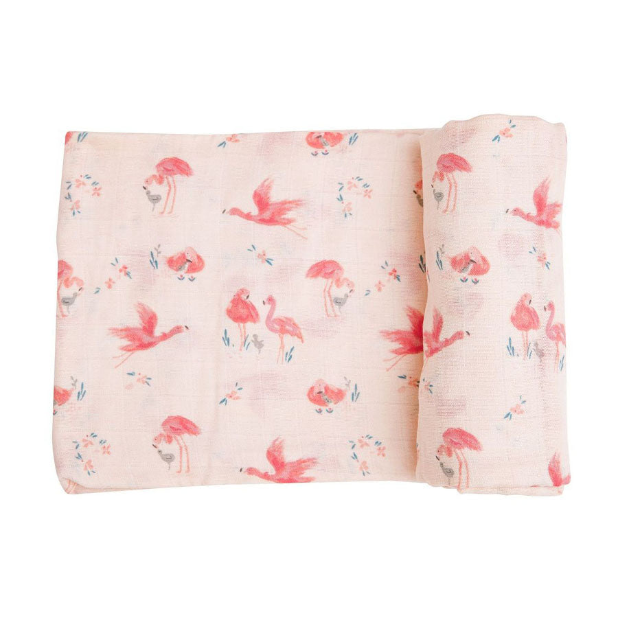Flamingo Swaddle Blanket-Angel Dear-Joanna's Cuties