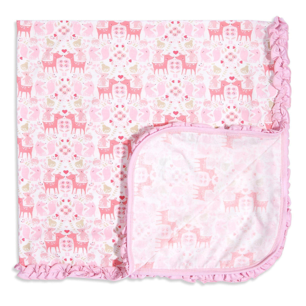 Flora and Fawna Modal Swaddle Blanket - Magnetic Me - joannas-cuties