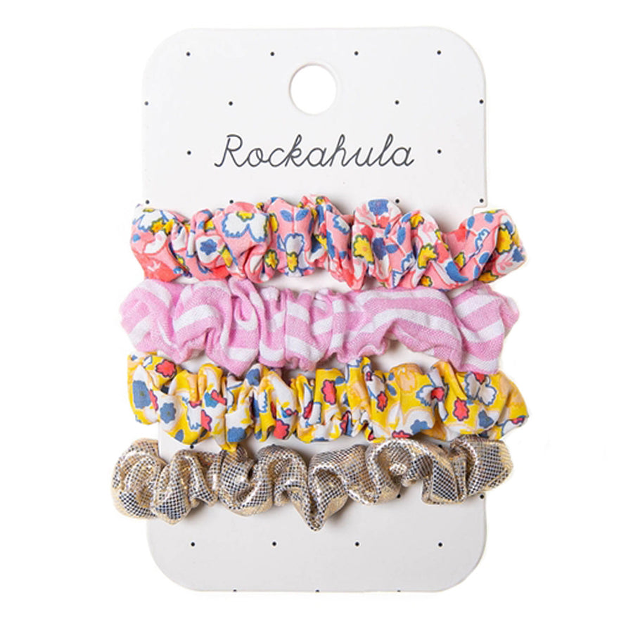 Flower Power Mini Scrunchies-Rockahula Kids-Joanna's Cuties