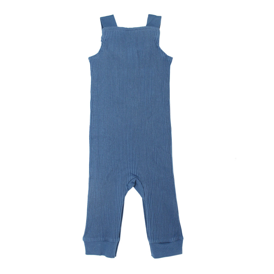 Footless Ribbed Overall in Sky-L'ovedbaby-Joanna's Cuties