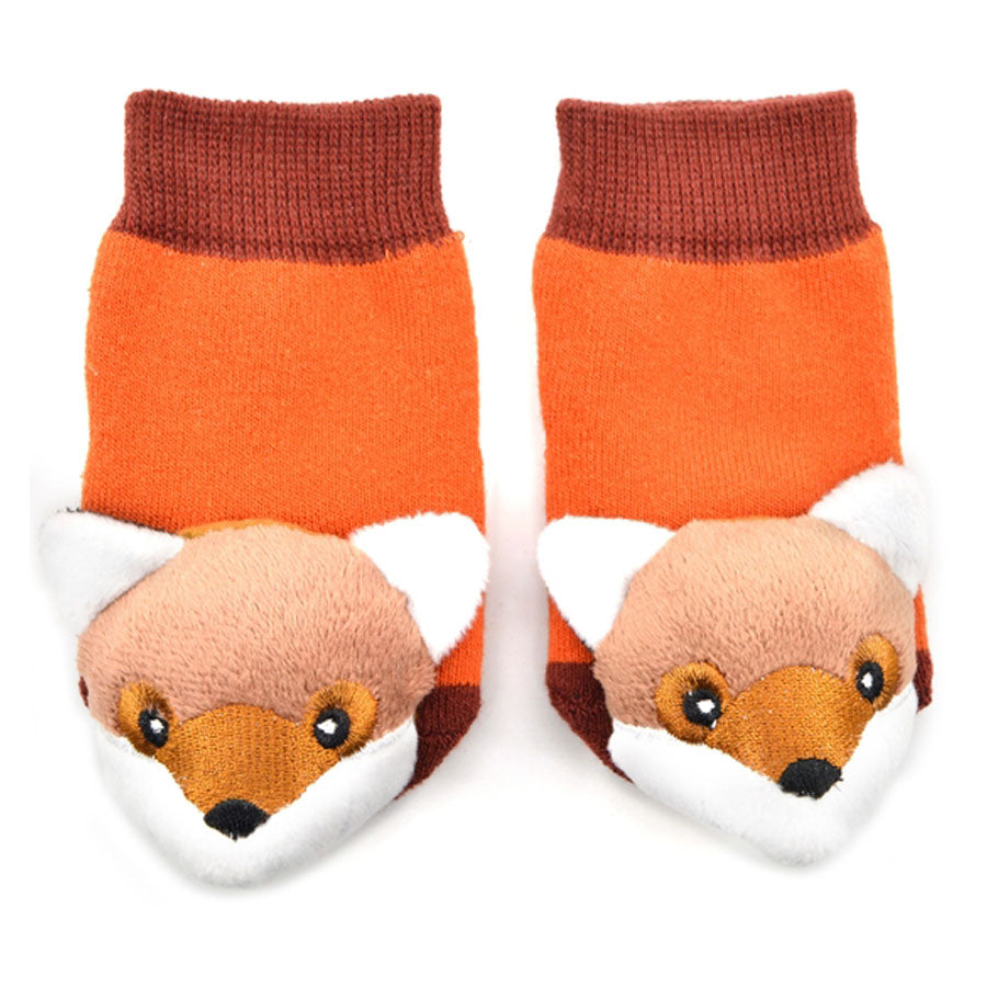 Fox Boogie Toes Rattle Socks-Piero Liventi-Joanna's Cuties
