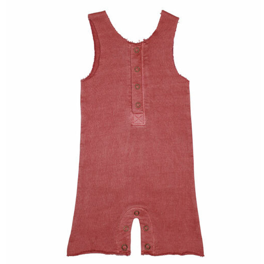 French Terry Organic Romper in Sienna-OVERALLS & ROMPERS-L'ovedbaby-Joannas Cuties