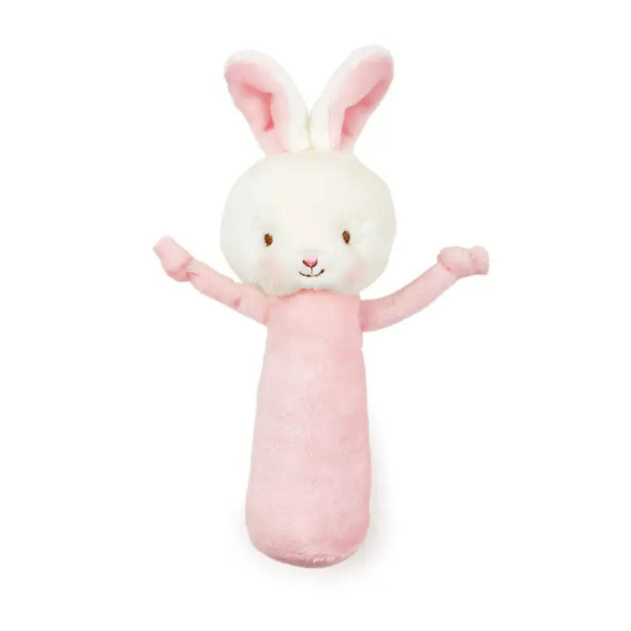 Friendly Chime Rattle - Pink Bunny-RATTLES-Bunnies By The Bay-Joannas Cuties