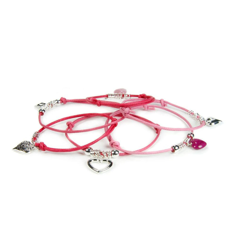 Friendship Charm Bracelet - Hearts Edition-Bracelets-Pipkits-Joannas Cuties