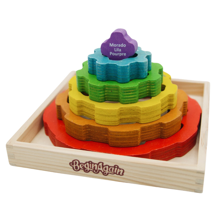 Gear Stacker - Multilingual Stacking Puzzle-Toys-Begin Again-Joannas Cuties