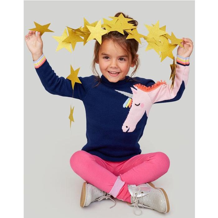 Gee Gee Unicorn Knited Sweater - Joules - joannas-cuties