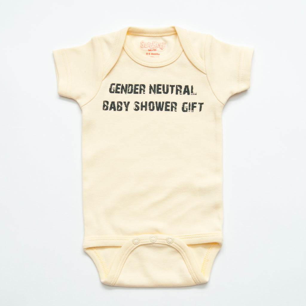 Gender Neutral Baby Shower Gift Bodysuit - Sara Kety - joannas-cuties