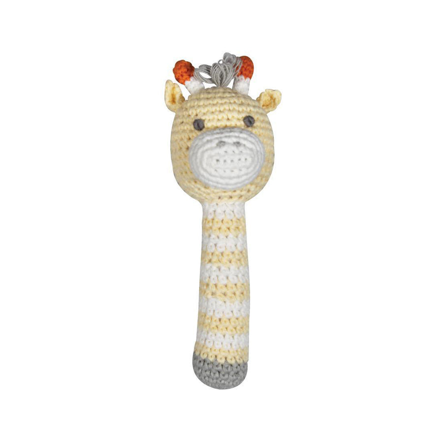 Giraffe Crochet Stick Rattle-Zubels-Joanna's Cuties