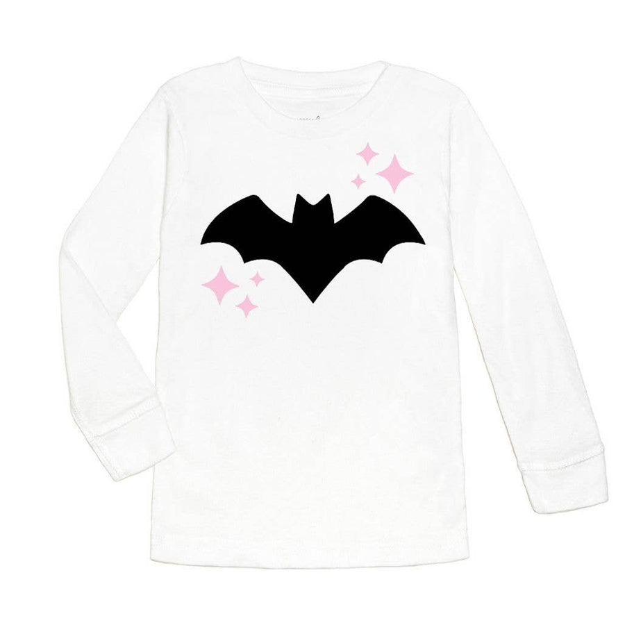 Girl Bat Long Sleeve Shirt - Halloween Kids Tee-Sweet Wink-Joanna's Cuties