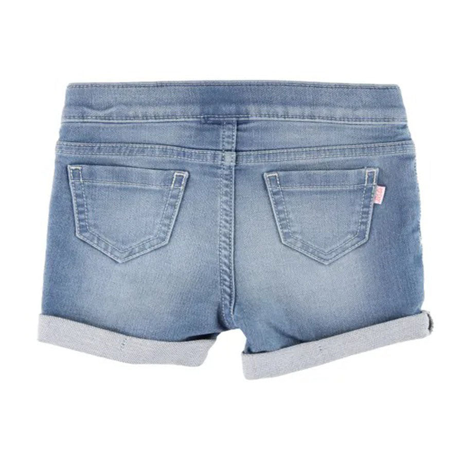 Girls' Stretch Denim Shorts-BOTTOMS-Ruffle Butts-Joannas Cuties