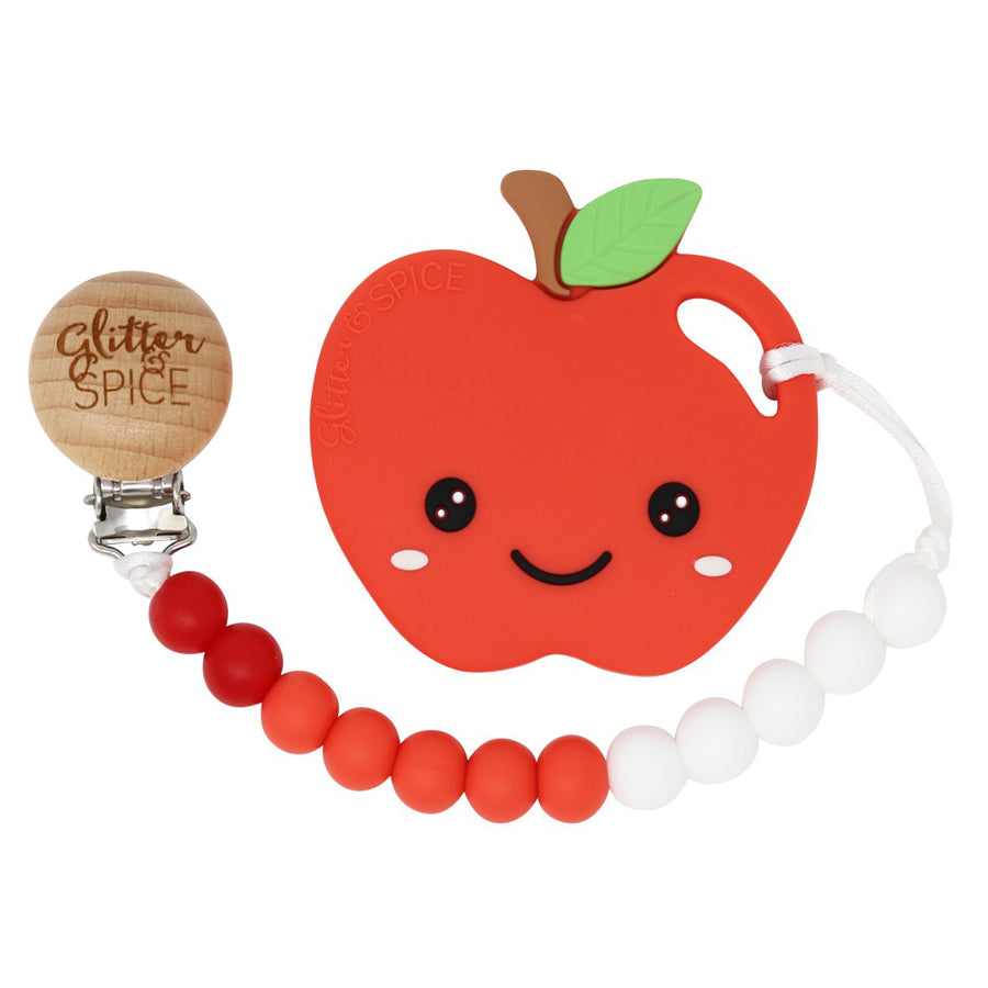 Apple Teether - Red Delicious-Glitter & Spice-Joanna's Cuties