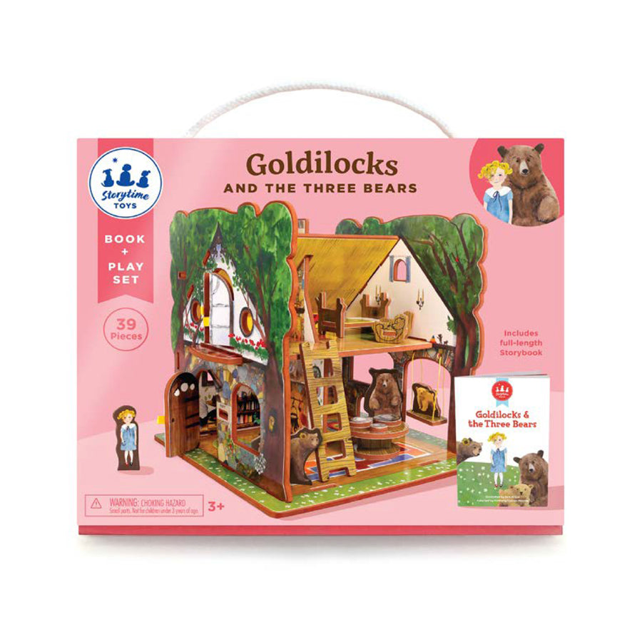 Goldilocks and the Three Bears Book and Play Set-Storytime Toys-Joanna's Cuties