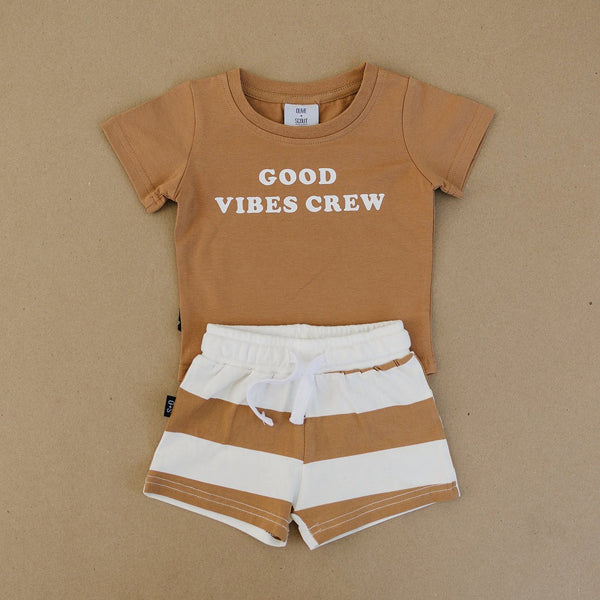 Good Vibes Set - Brown-OUTFITS-Olive + Scout-Joannas Cuties