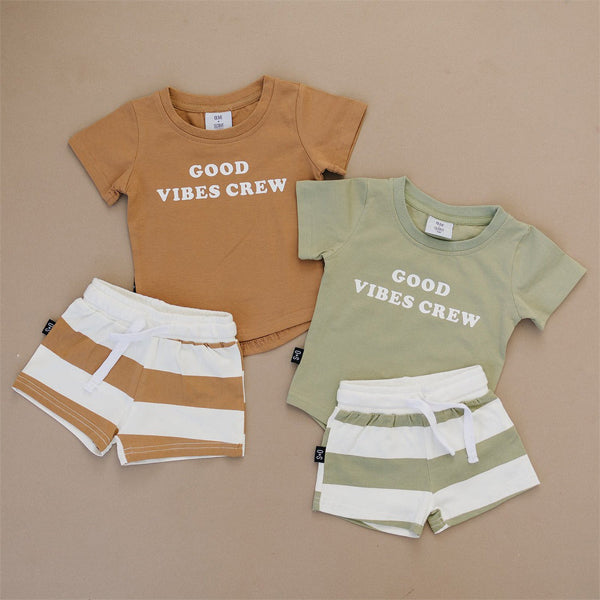 Good Vibes Set - Brown-OUTFITS-Olive + Scout-Joannas Cuties