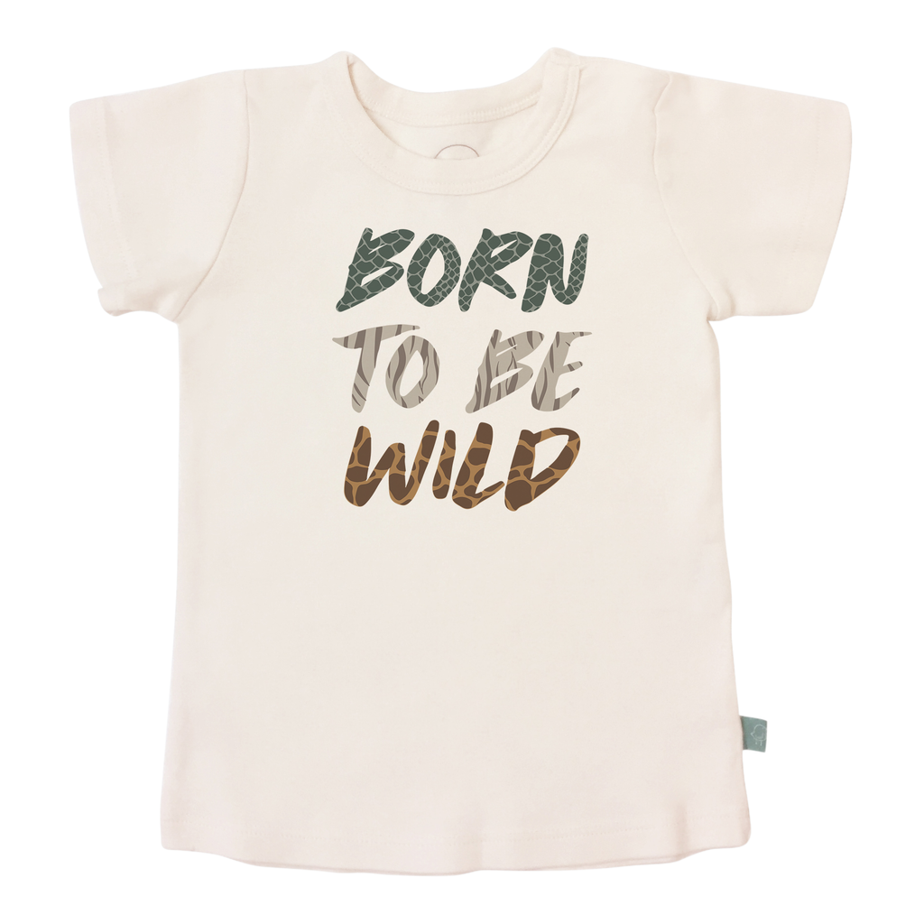 Graphic Tee - Born To Be Wild-Finn + Emma-Joanna's Cuties