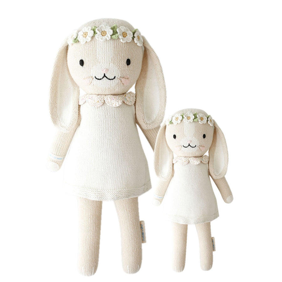 Hannah The Bunny - Ivory-SOFT TOYS-Cuddle + Kind-Joannas Cuties