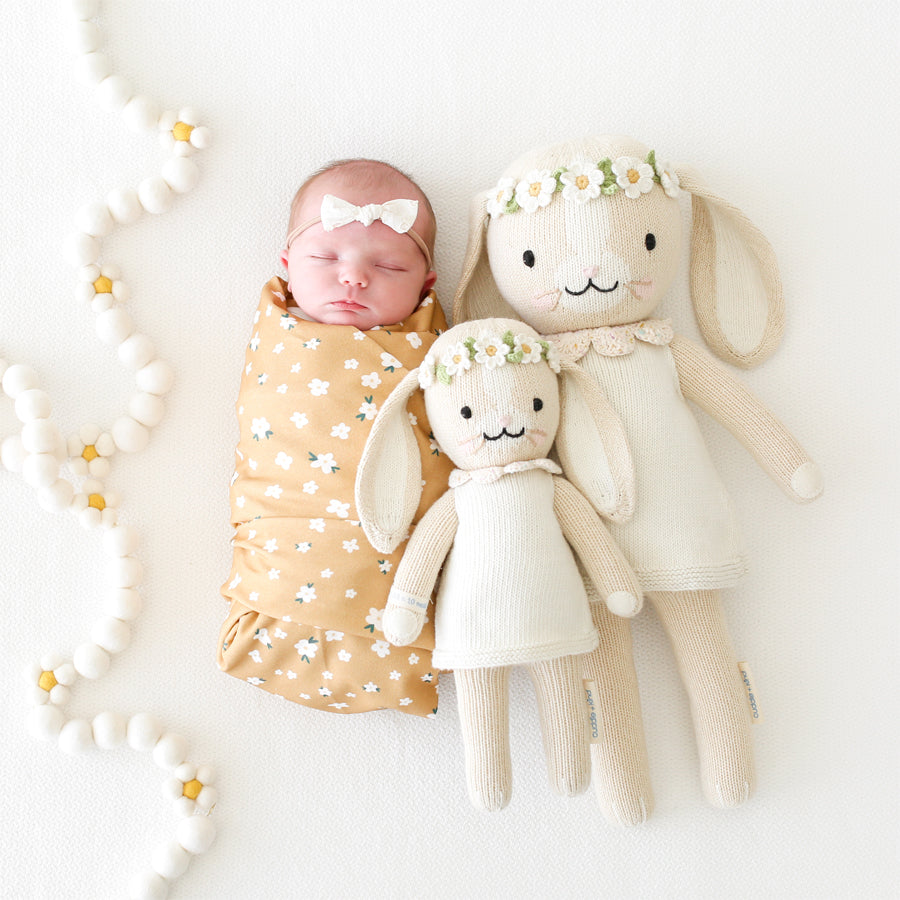 Hannah The Bunny - Ivory-SOFT TOYS-Cuddle + Kind-Joannas Cuties