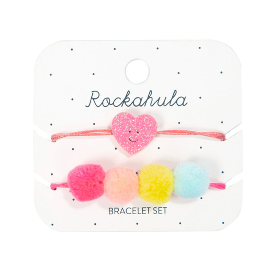 Happy Heart Bracelet Set-Rockahula Kids-Joanna's Cuties