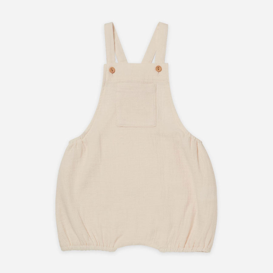 Hayes Organic Overalls - Natural-OVERALLS & ROMPERS-Quincy Mae-Joannas Cuties