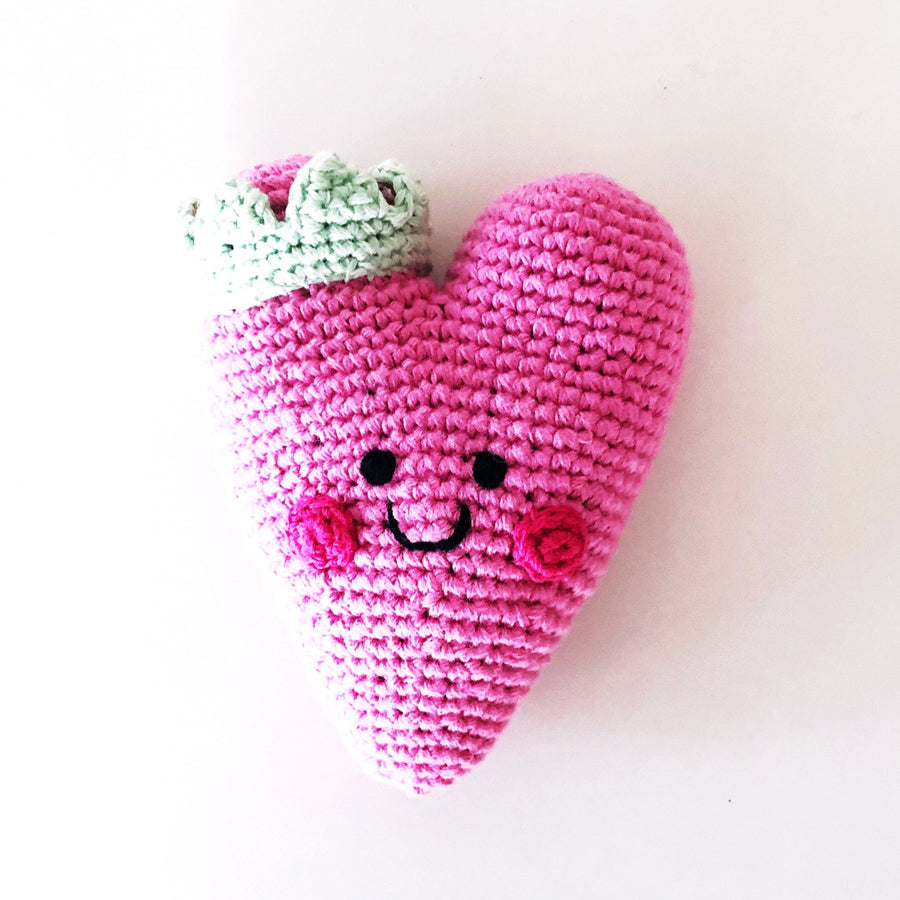 Heart Rattle - Pink-Pebble-Joanna's Cuties
