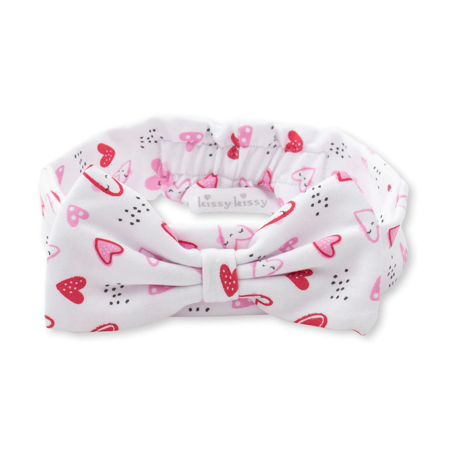 Heart Sprinkles Print Headband-HEADBANDS-Kissy Kissy-Joannas Cuties