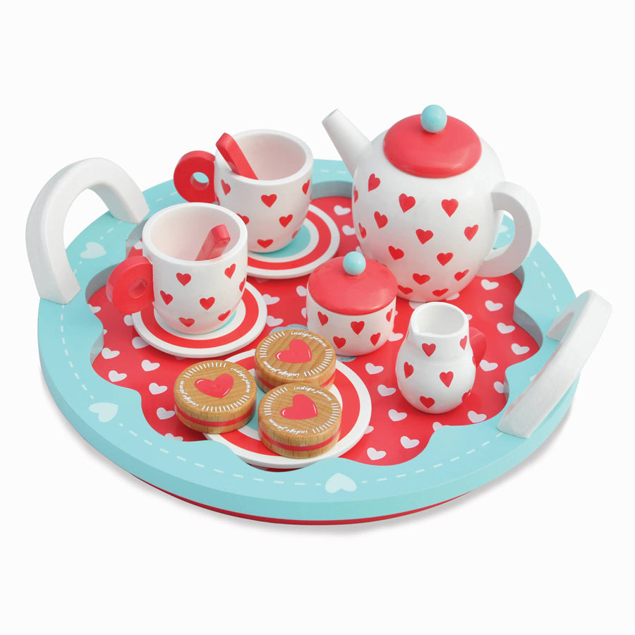 Hearts Tea Party Set-Indigo Jamm-Joanna's Cuties