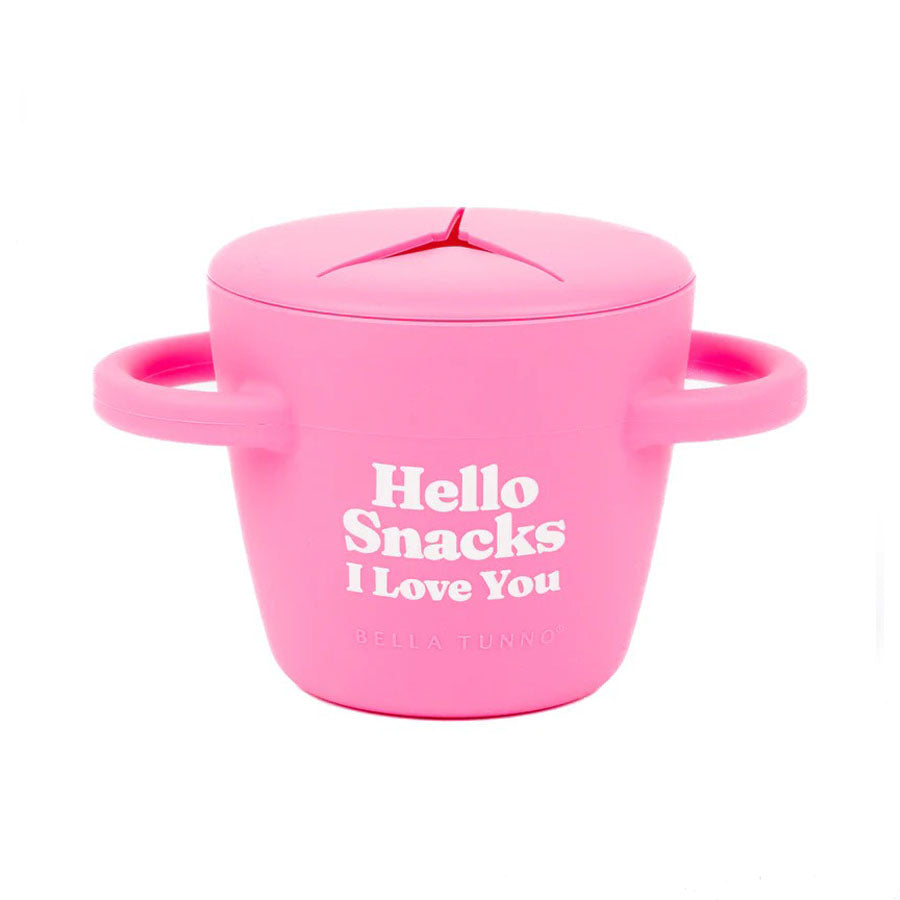 Hello Snacks Happy Pink Snacker-FEEDING-Bella Tunno-Joannas Cuties