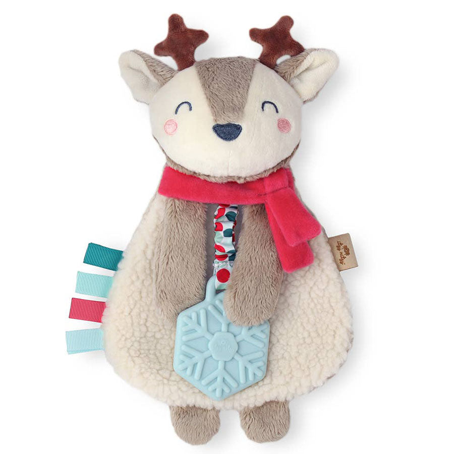 Itzy Lovey™ Holiday Reindeer Plush + Teether Toy-Itzy Ritzy-Joanna's Cuties