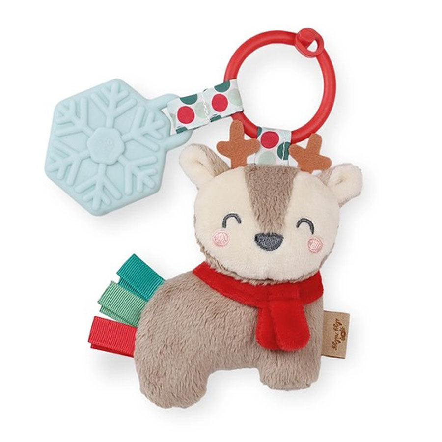 Holiday Reindeer - Plush + Teether-TEETHERS-Itzy Ritzy-Joannas Cuties